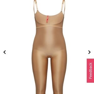 Spanx Suit your fancy open bust catsuit